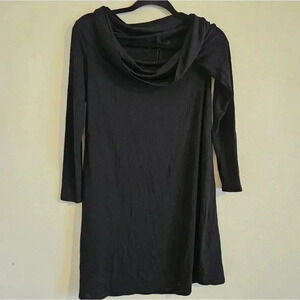 BCBG Maxazria Cowlneck Long Sleeve Dress